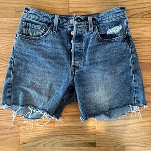 Levi's Blue Jean Shorts for Women